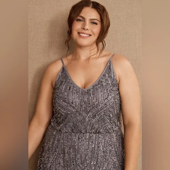 fidelia beaded maxi dress BHLDN Fidelia Dress
